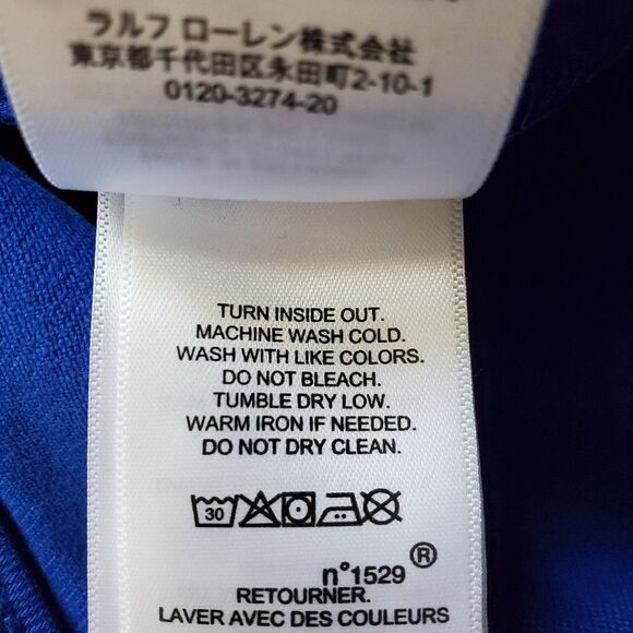 NEW! Ralph Lauren Mid-Rise Denim Bermuda Shorts - size 0 in Cobalt Blue - Picture 10 of 10